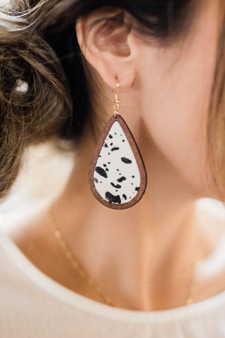 Leather Circle Earrings | 19 Colors
