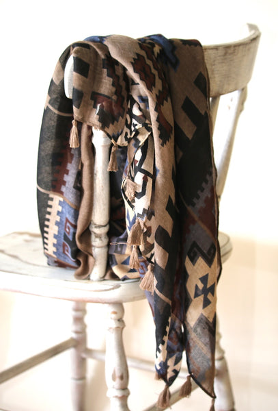 The Navajo Tassel Scarf – Hipster Row