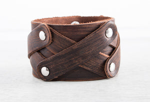 The Studded Leather Bracelet Collection