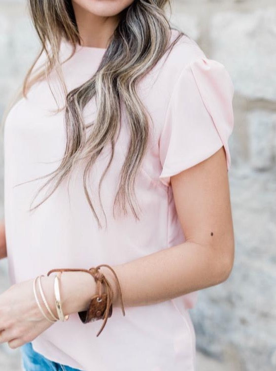 Callie Tulip Sleeve Top