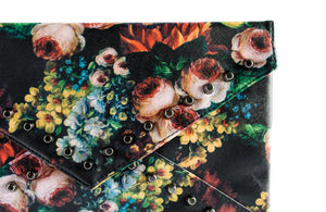 Floral Studded Clutch