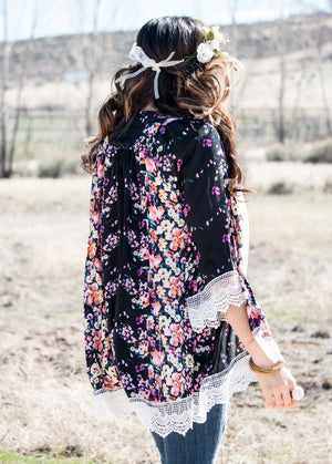Floral & Lace Kimono | 5 Colors
