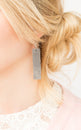 Leather Petal Earrings