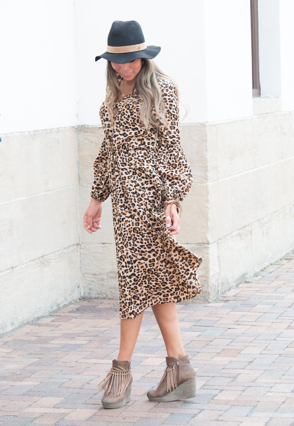 Kimber Leopard Dress