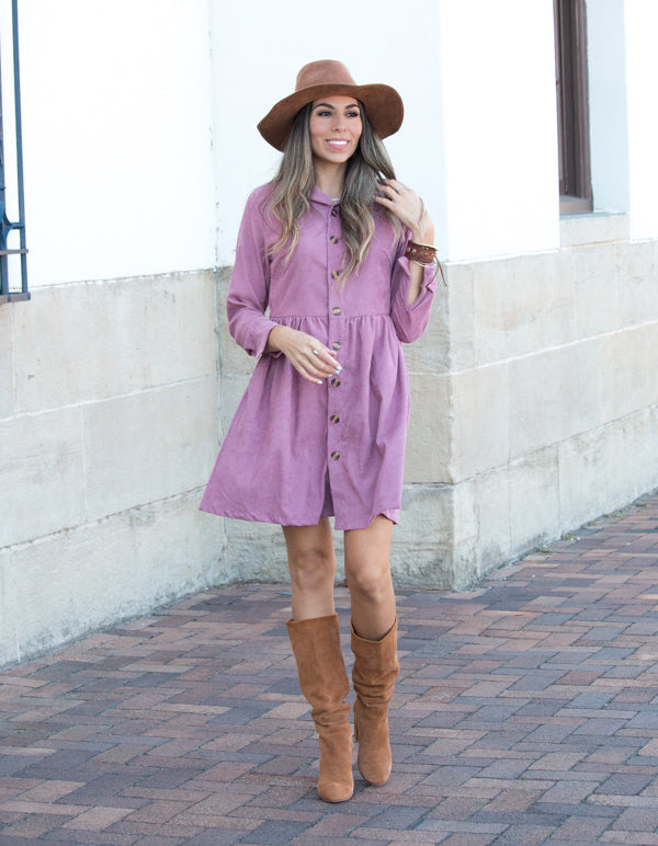 Kaci Corduroy Dress Hipster Row Kaci Corduroy Dress Hipster Row