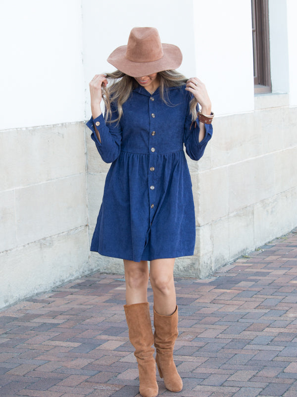 Kaci Corduroy Dress Hipster Row Kaci Corduroy Dress Hipster Row