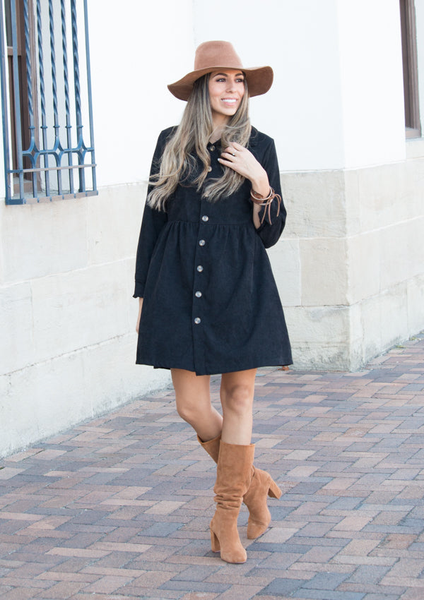 Kaci Corduroy Dress Hipster Row Kaci Corduroy Dress Hipster Row