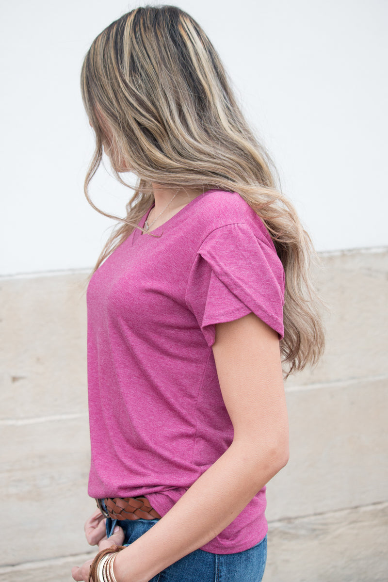 Tulip Sleeve T-Shirt