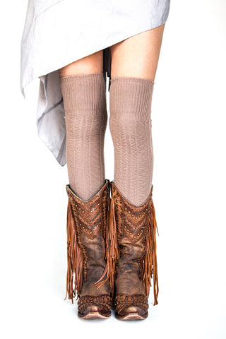 Long Socks | Satin Bow | 6 Colors