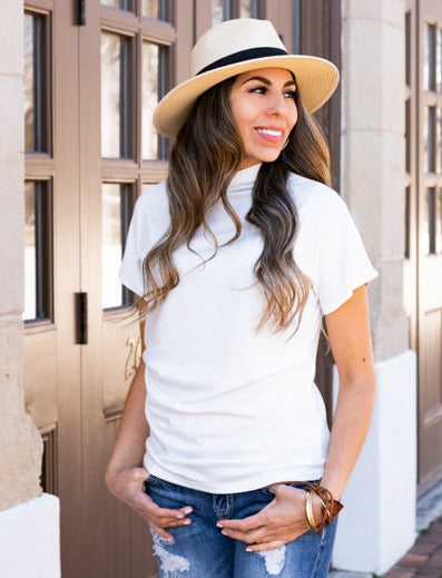 Cora Gathered Cotton Top