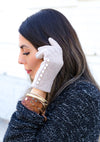 Cashmere Pearl Touch Screen Gloves