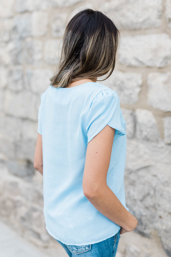 Callie Tulip Sleeve Top