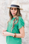 Callie Tulip Sleeve Top