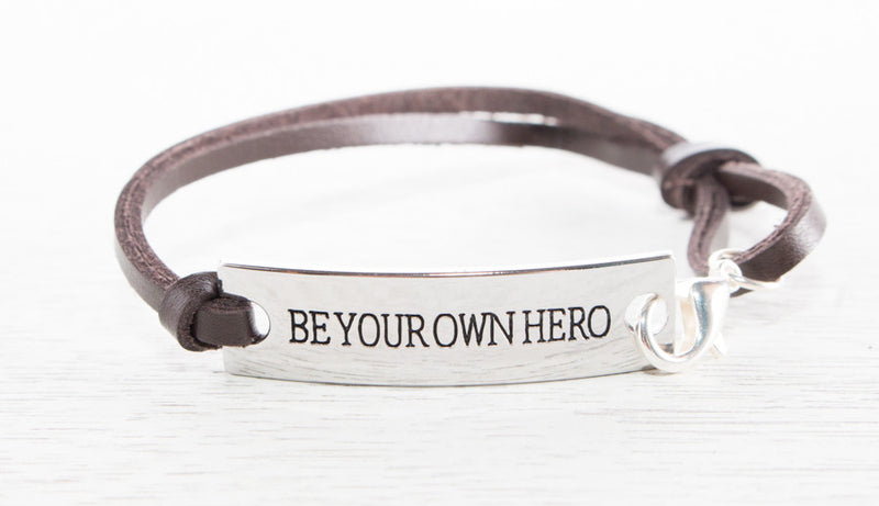 Inspirational Stamped Leather Bracelets – Hipster Row