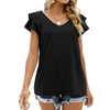 Ruffle Sleeve T-Shirt