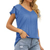 Ruffle Sleeve T-Shirt