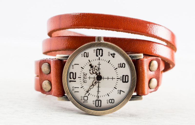 The Josephine | Vintage Leather Watch