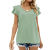 Ruffle Sleeve T-Shirt