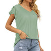 Ruffle Sleeve T-Shirt