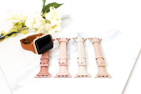 Double Leather Apple Watch Bands