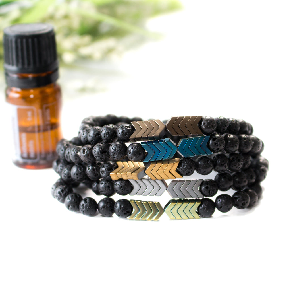 Essential Oil Diffuser Bracelets | Natural Ore Stone