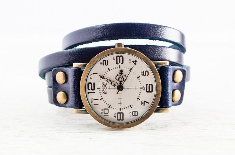 The Josephine | Vintage Leather Watch