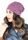 Striped Slouchy Beanie | 5 Colors