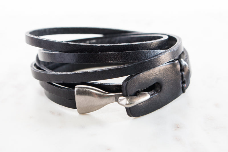 Genuine Leather Wrap Bracelets | 6 Colors