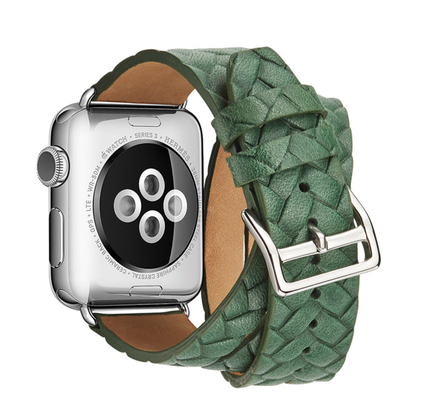 Leather Braided Wrap Apple Watch Bands – Hipster Row