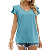 Ruffle Sleeve T-Shirt