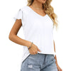 Ruffle Sleeve T-Shirt